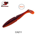 ESFISHING 100mm125mm155mm200mm Easy Shiner Quality Pesca Soft Fishing Lure Silicone Bait Wobblers Leurre Souple Free shipping