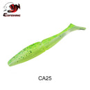 ESFISHING 100mm125mm155mm200mm Easy Shiner Quality Pesca Soft Fishing Lure Silicone Bait Wobblers Leurre Souple Free shipping