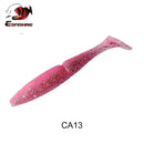 ESFISHING 100mm125mm155mm200mm Easy Shiner Quality Pesca Soft Fishing Lure Silicone Bait Wobblers Leurre Souple Free shipping