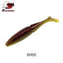 ESFISHING 100mm125mm155mm200mm Easy Shiner Quality Pesca Soft Fishing Lure Silicone Bait Wobblers Leurre Souple Free shipping