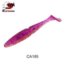 ESFISHING 100mm125mm155mm200mm Easy Shiner Quality Pesca Soft Fishing Lure Silicone Bait Wobblers Leurre Souple Free shipping