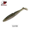 ESFISHING 100mm125mm155mm200mm Easy Shiner Quality Pesca Soft Fishing Lure Silicone Bait Wobblers Leurre Souple Free shipping