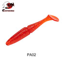 ESFISHING 100mm125mm155mm200mm Easy Shiner Quality Pesca Soft Fishing Lure Silicone Bait Wobblers Leurre Souple Free shipping