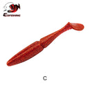 ESFISHING 100mm125mm155mm200mm Easy Shiner Quality Pesca Soft Fishing Lure Silicone Bait Wobblers Leurre Souple Free shipping