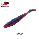 ESFISHING 100mm125mm155mm200mm Easy Shiner Quality Pesca Soft Fishing Lure Silicone Bait Wobblers Leurre Souple Free shipping