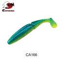 ESFISHING 100mm125mm155mm200mm Easy Shiner Quality Pesca Soft Fishing Lure Silicone Bait Wobblers Leurre Souple Free shipping