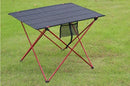 Outdoor Ultralight Portable Folding Desk Aluminum Alloy Table For Fishing Picnic Durable Folding Table Desk