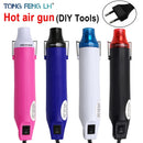 220V DIY Using Heat Gun Electric Power tool hot air 300W temperature Gun with supporting seat Shrink Plastic DIY tool color