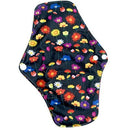 waterproof PUL printed  regular flow reusable Mama pads, super soft day use cloth menstrual pads with organic bamboo inner