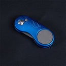 Metal Foldable Golf Divot Fork Tool with Button Magnetic  Portable for Golf Club B2Cshop
